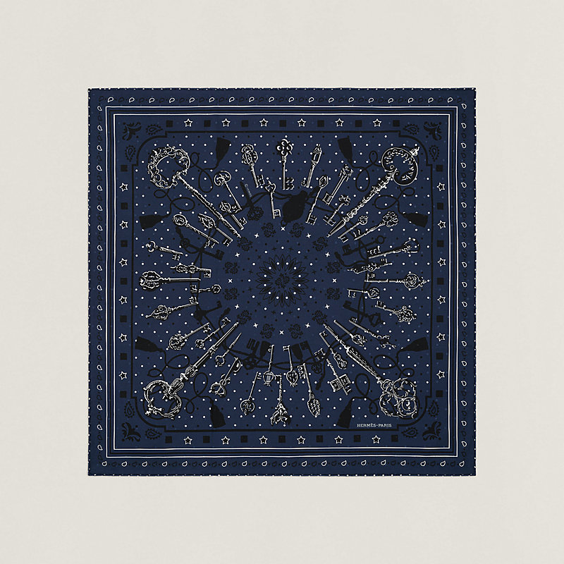 Les Cles bandana 55 | Hermès Canada